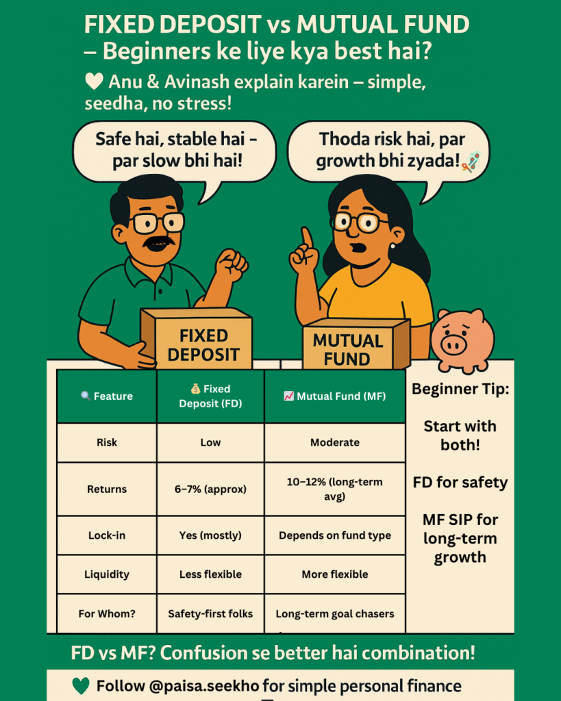 Fixed Deposits vs Mutual Funds
